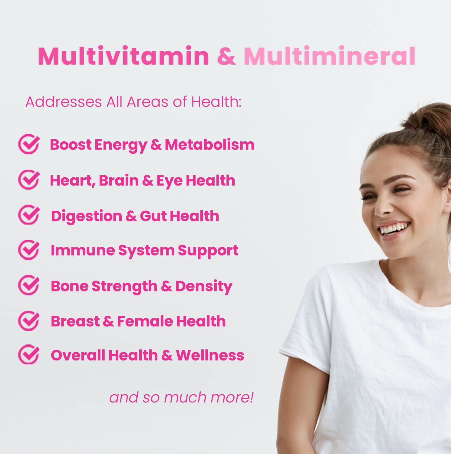 Foto 5 pulgar | Suplemento Multivitamínico Diario Para Mujeres Nutrachamps, Vegano - Venta Internacional.