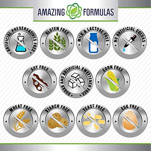 Foto 5 pulgar | Suplemento Amazing Formulas L-triptófano 1000 Mg 60 Comprimidos - Venta Internacional.