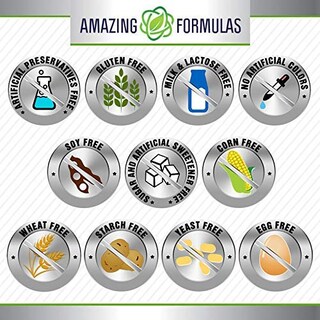 Foto 4 | Suplemento Amazing Formulas L-triptófano 1000 Mg 60 Comprimidos - Venta Internacional.