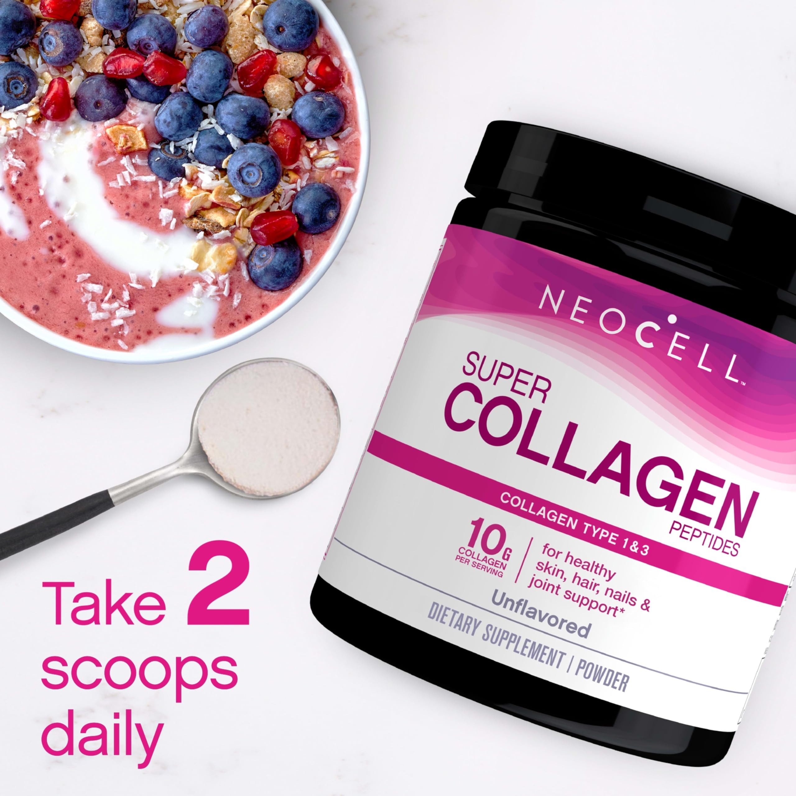 Foto 4 pulgar | Suplemento Neocell Super Collagen Peptides 400g - Venta Internacional.