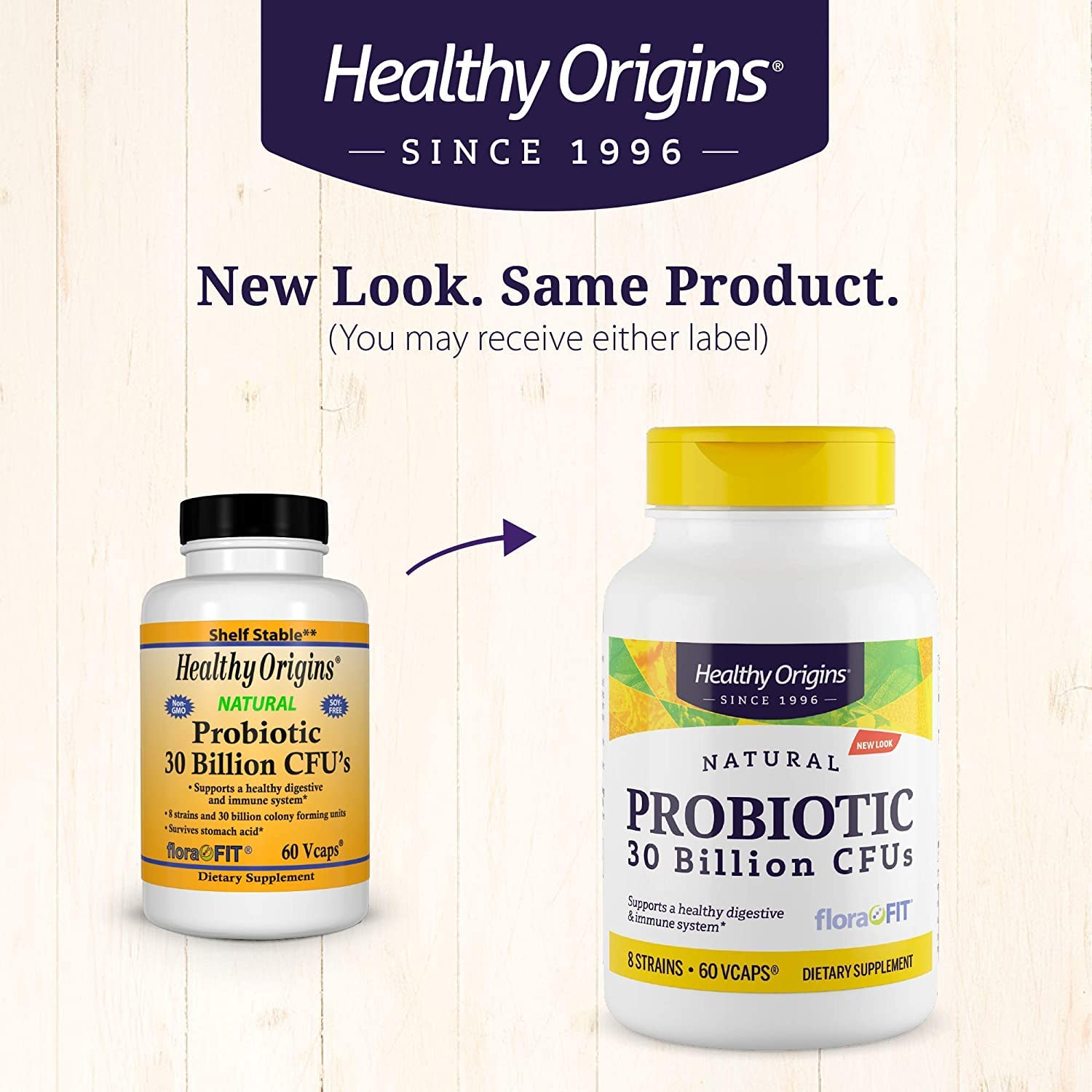 Foto 4 | Suplemento Probiótico Healthy Origins, 30 Mil Millones De Ufc, 60 Cápsulas - Venta Internacional.