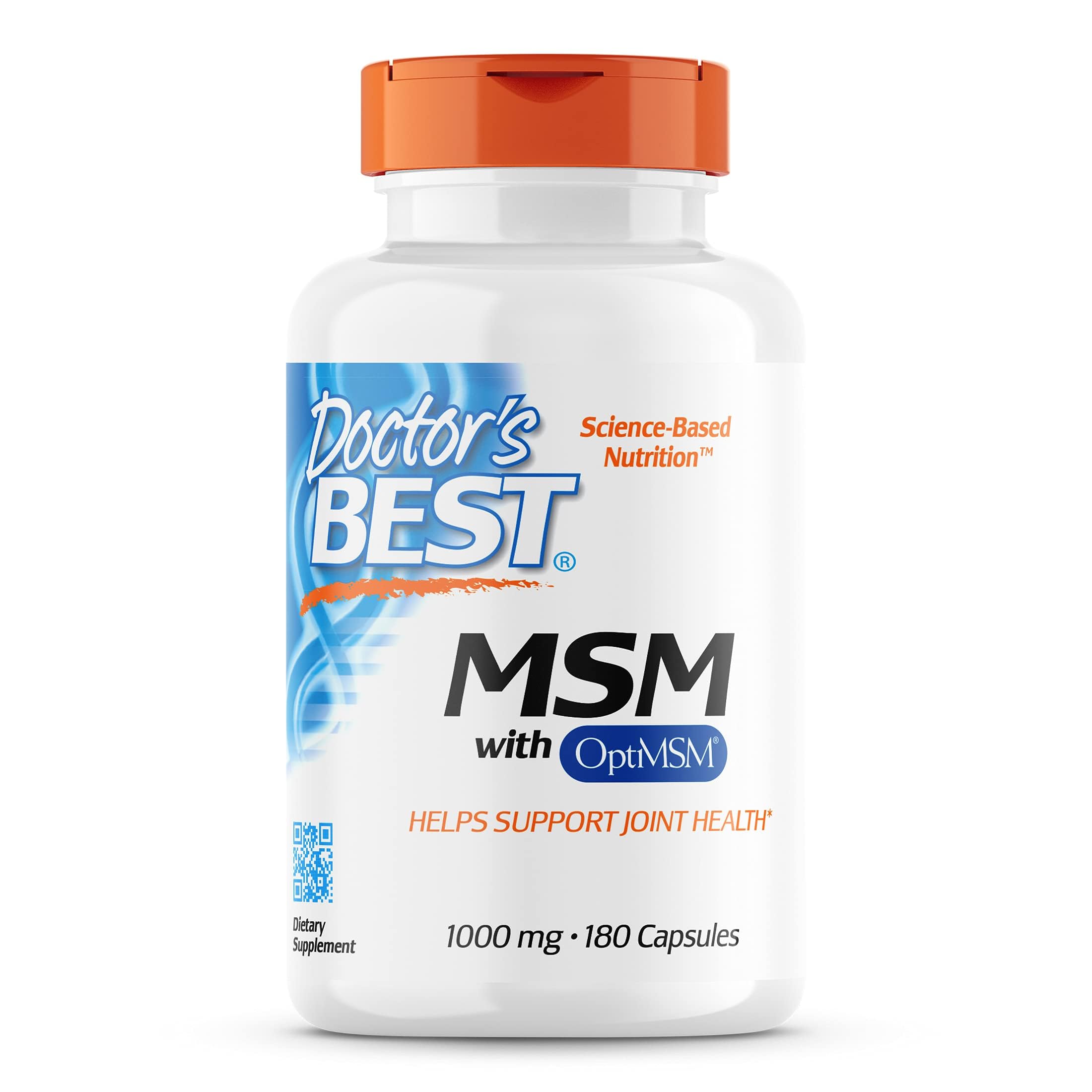 Suplemento Doctor's Best MSM 1000 mg 180 Cápsulas - Venta Internacional