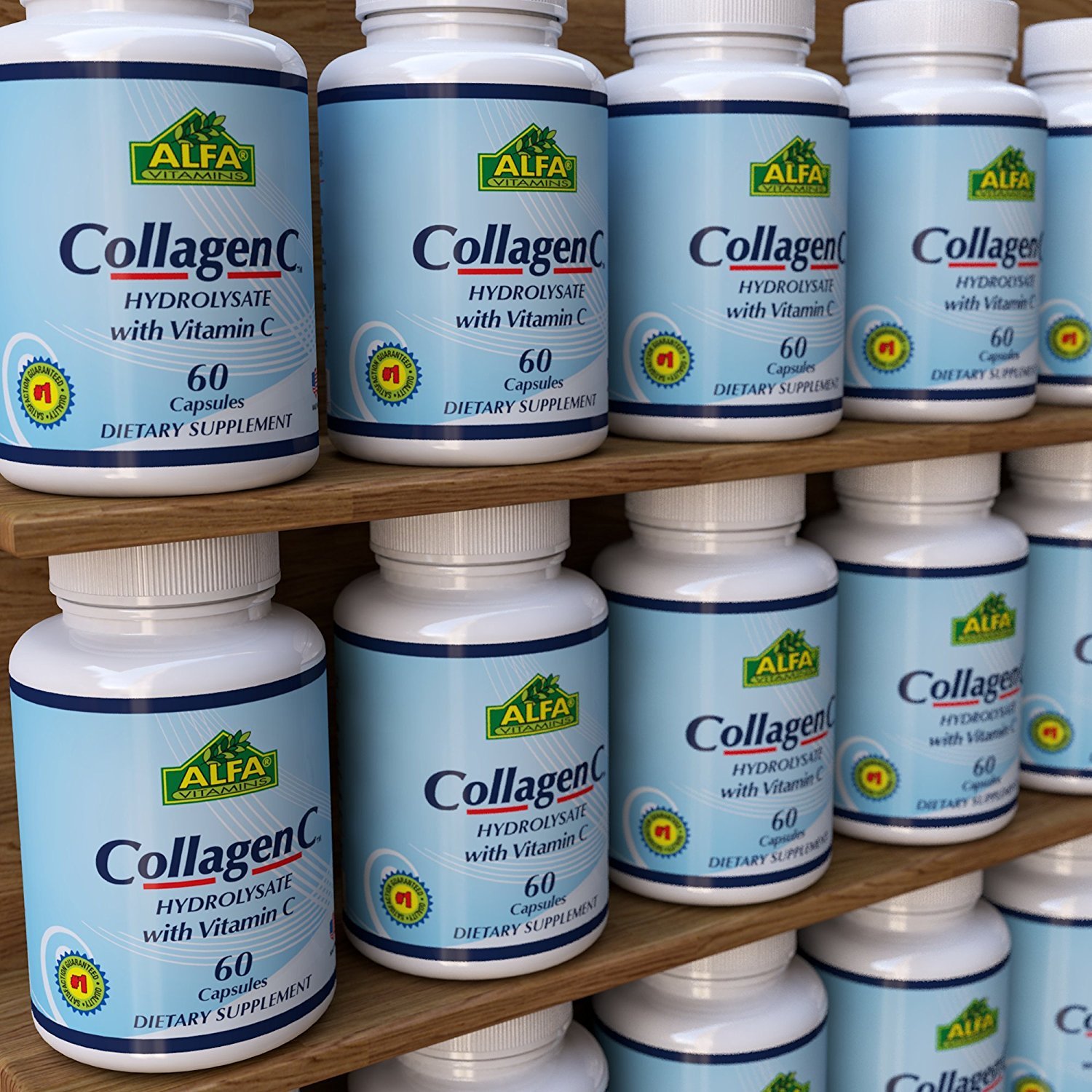 Foto 4 | Suplemento Alfa Vitamins Premium Colágeno Hidrolizado 60 Cápsulas - Venta Internacional.