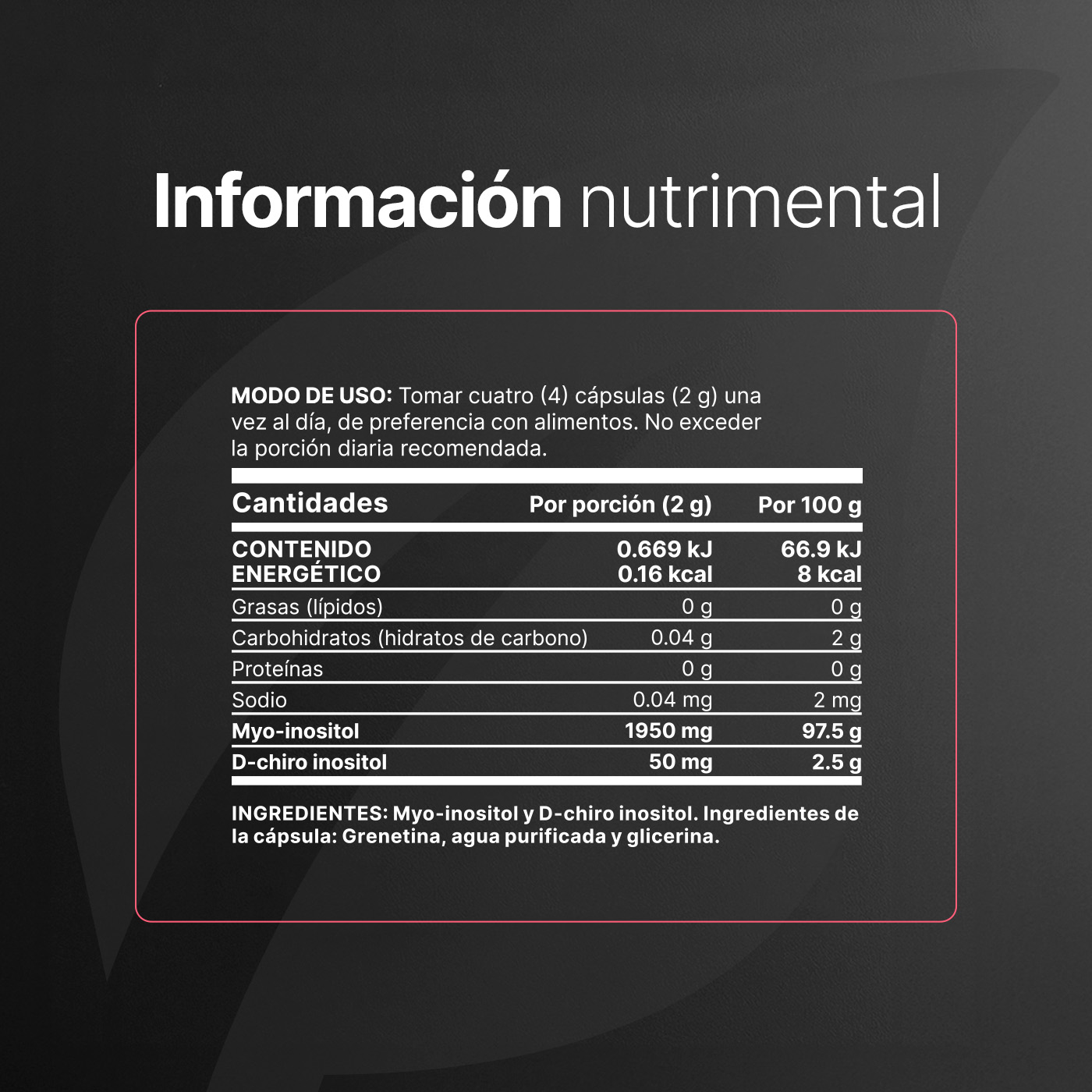 Foto 2 | Suplemento B Life Omega Myo & D-chiro Inositol de 400 Cápsulas