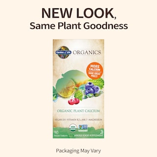 Foto 2 | Suplemento De Calcio Vegetal De Garden Of Life Organics Durante 30 Días - Venta Internacional.
