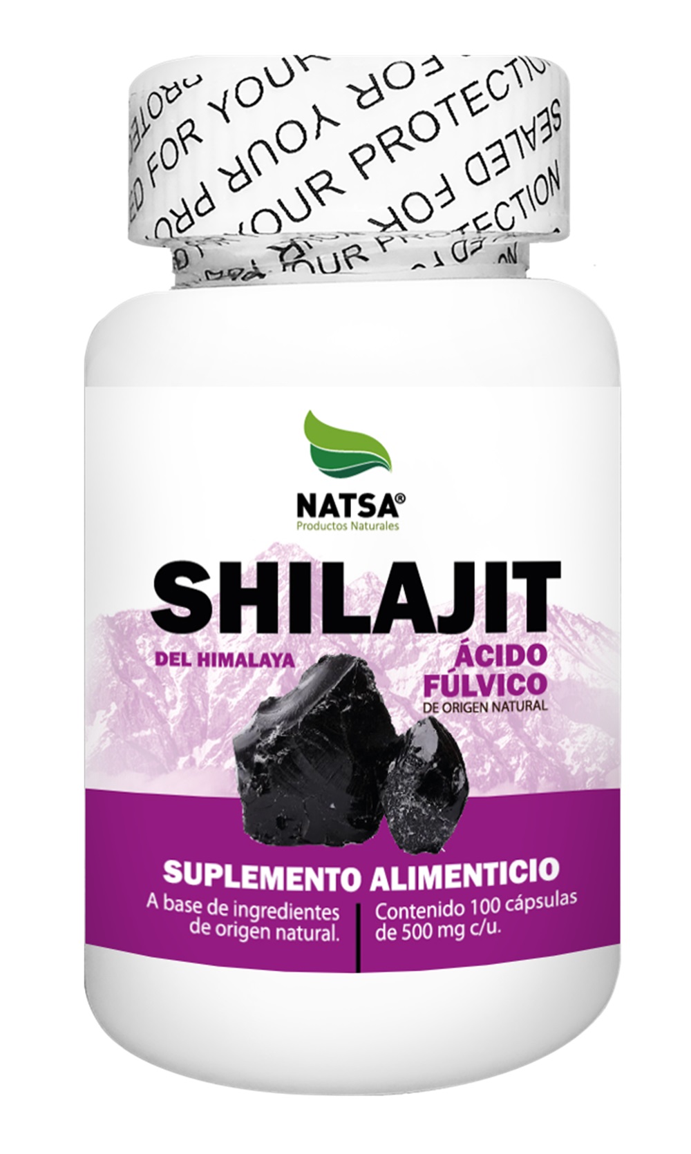 Foto 2 pulgar | Suplemento Alimenticio Shilajit Natsa 100 Cápsulas