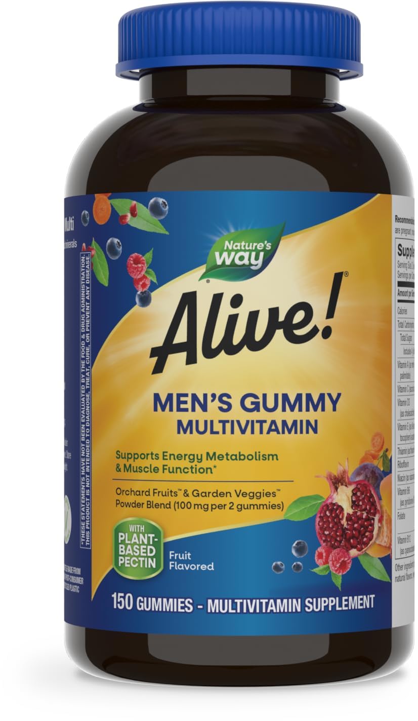¡multivitamínico Nature's Way Alive! Gominolas Diarias Para Hombre, 150 Unidades - Venta Internacional.