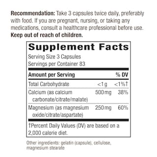 Foto 3 | Suplemento Nature's Way De Calcio Y Magnesio 750 Mg 250 Cápsulas - Venta Internacional.