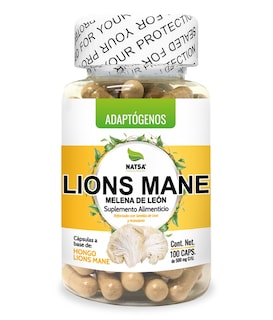 Foto 1 | Suplemento Alimenticio Melena de León Lions Mane Natsa 100 Cápsulas