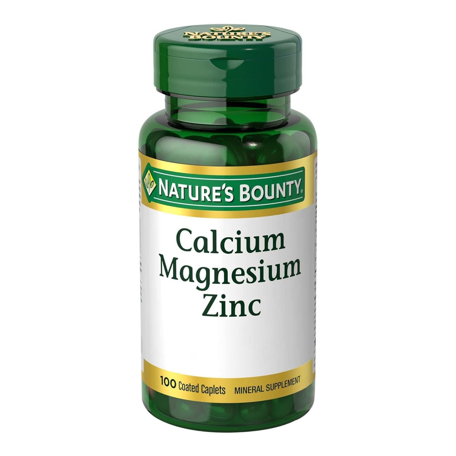 Foto 2 pulgar | Suplemento Nature's Bounty De Calcio, Magnesio Y Zinc, 100 Comprimidos - Venta Internacional.