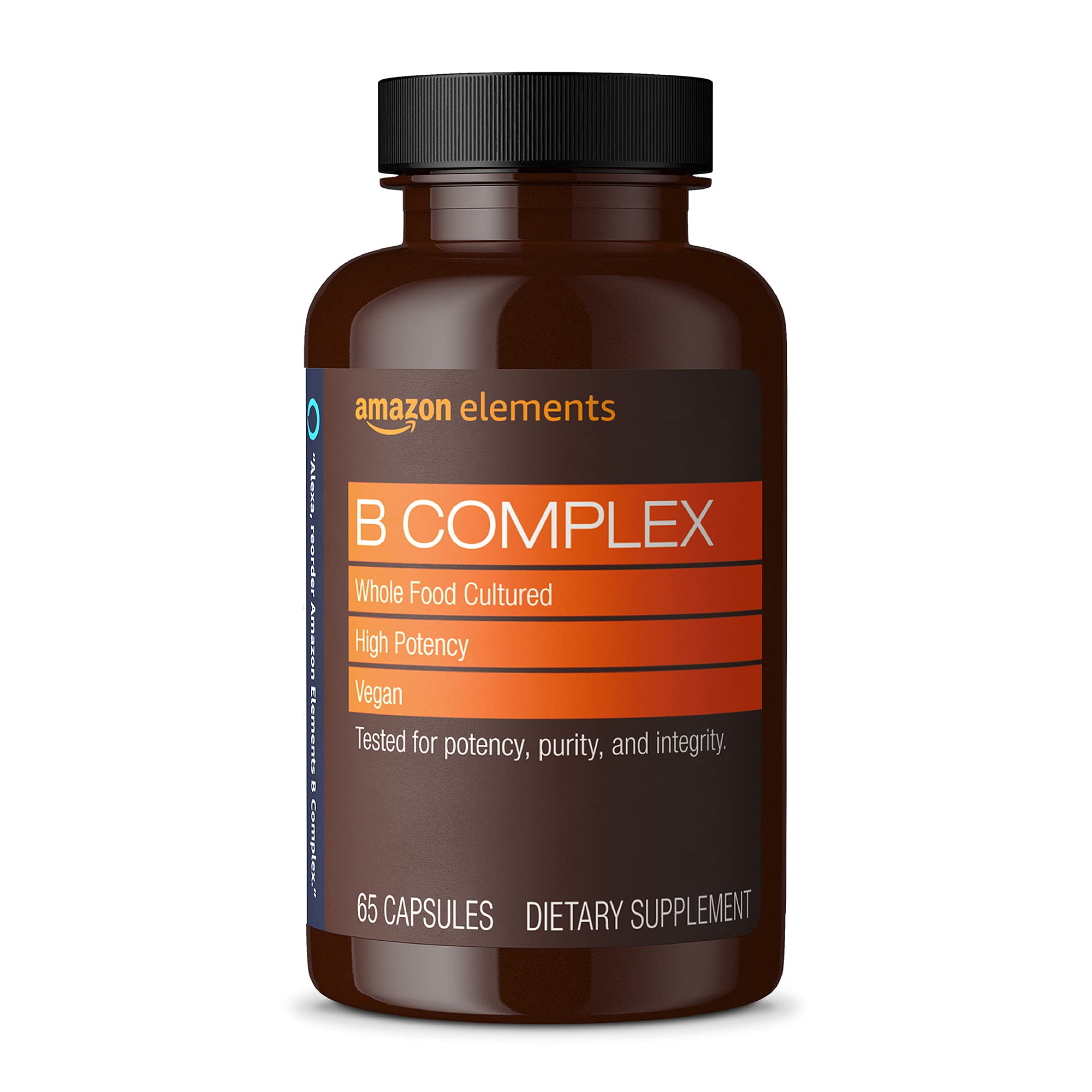 Suplemento Amazon Elements B Complex 65 Cápsulas - Venta Internacional.