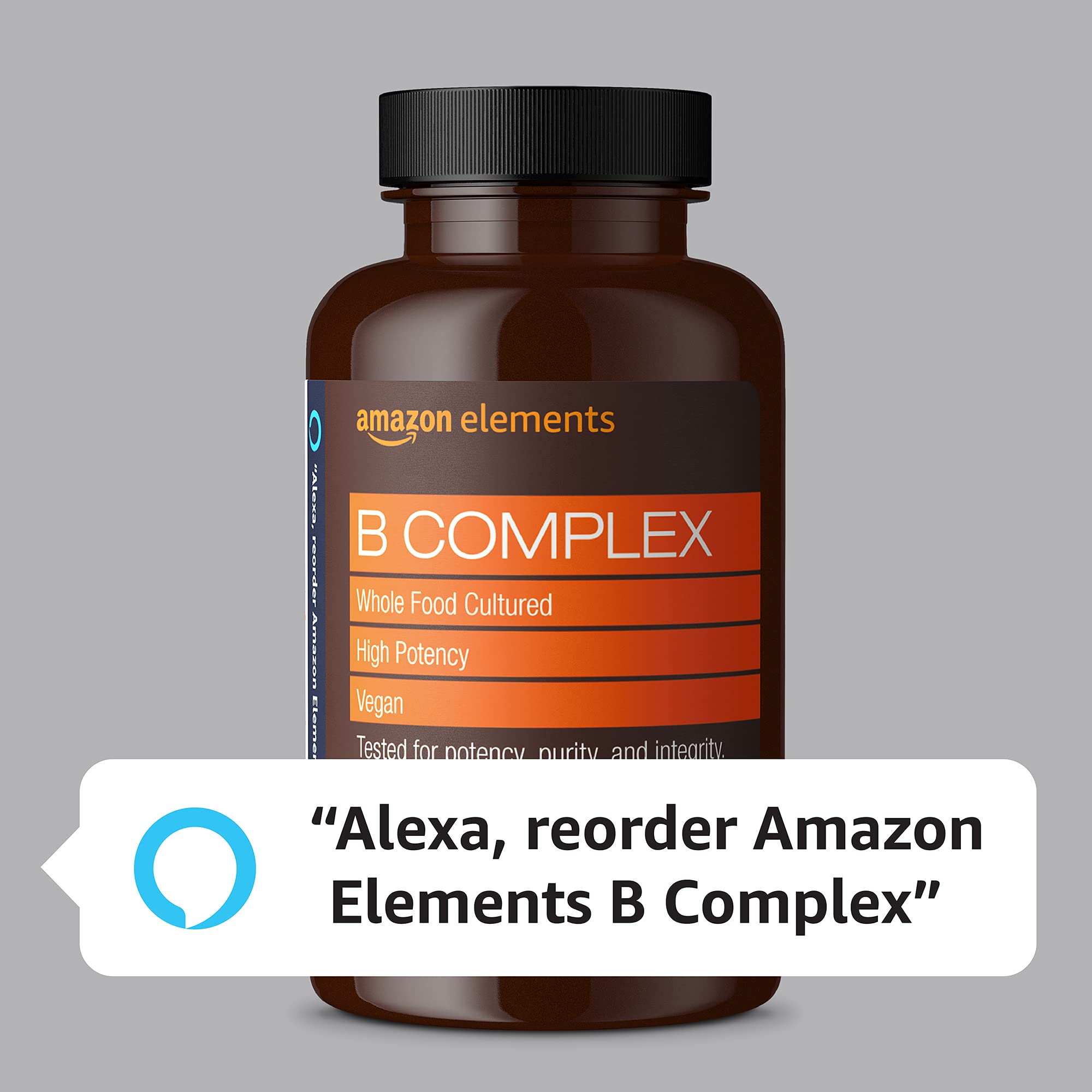 Foto 5 | Suplemento Amazon Elements B Complex 65 Cápsulas - Venta Internacional.