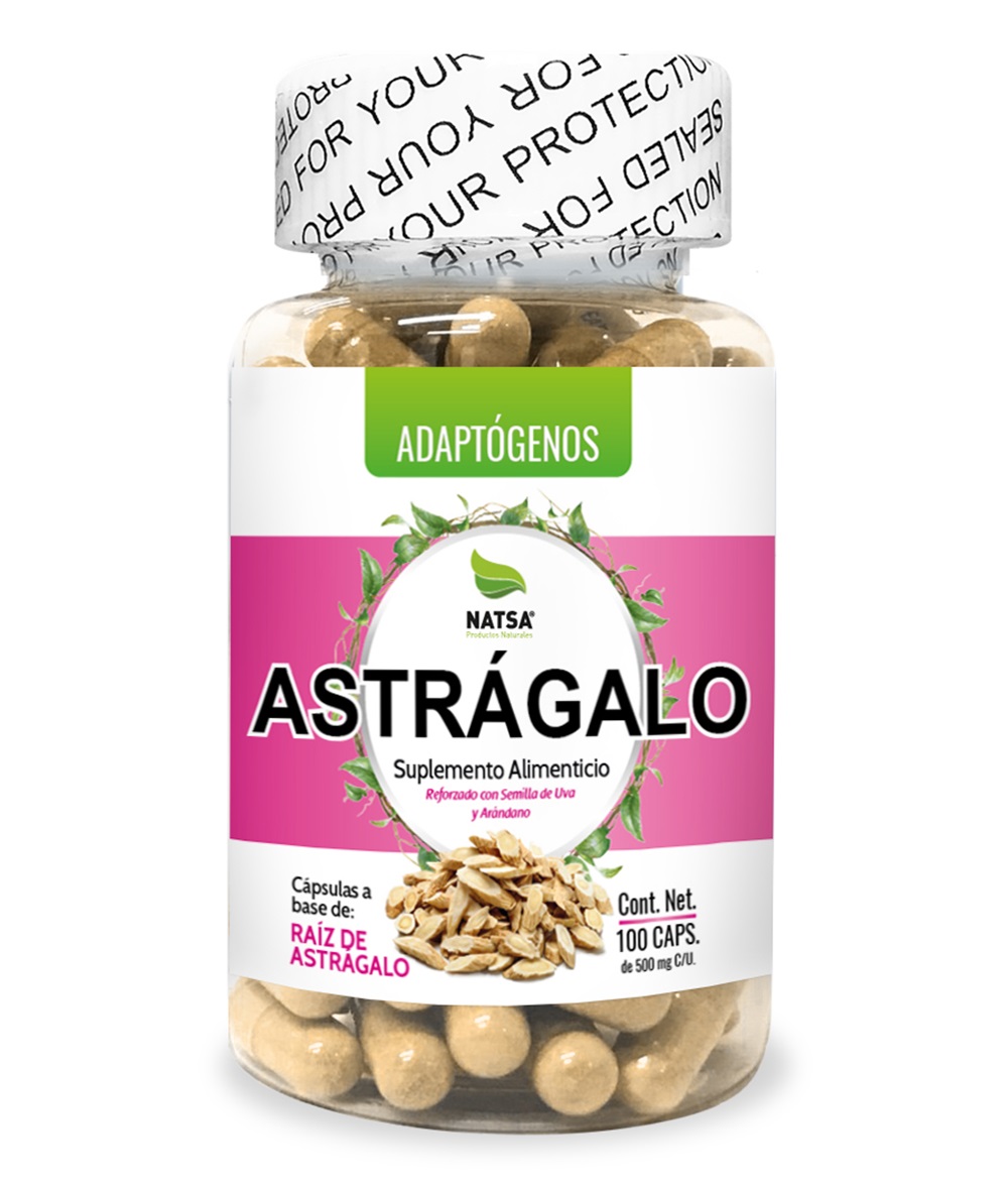 Foto 2 pulgar | Astrágalo Natsa 100 Cápsulas