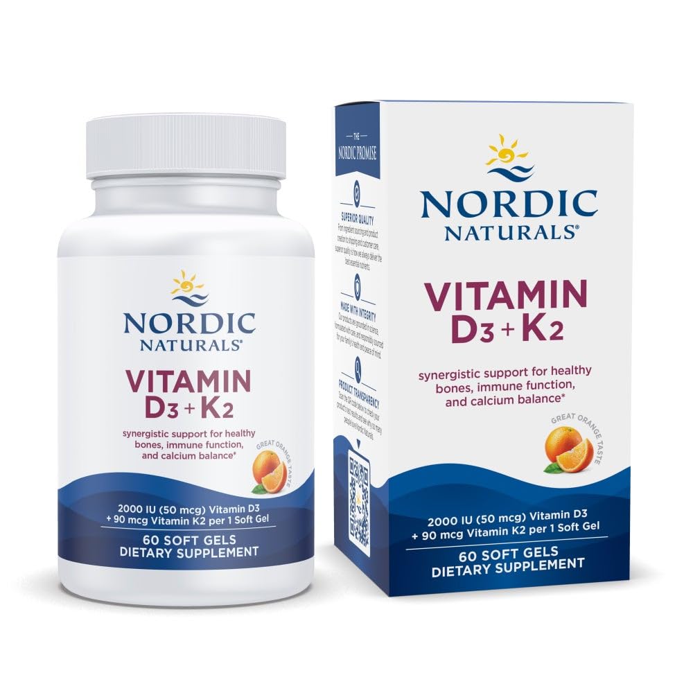 Foto 1 | Suplemento Nordic Naturals Con Vitamina D3 + K2 60 Cápsulas Blandas - Venta Internacional.
