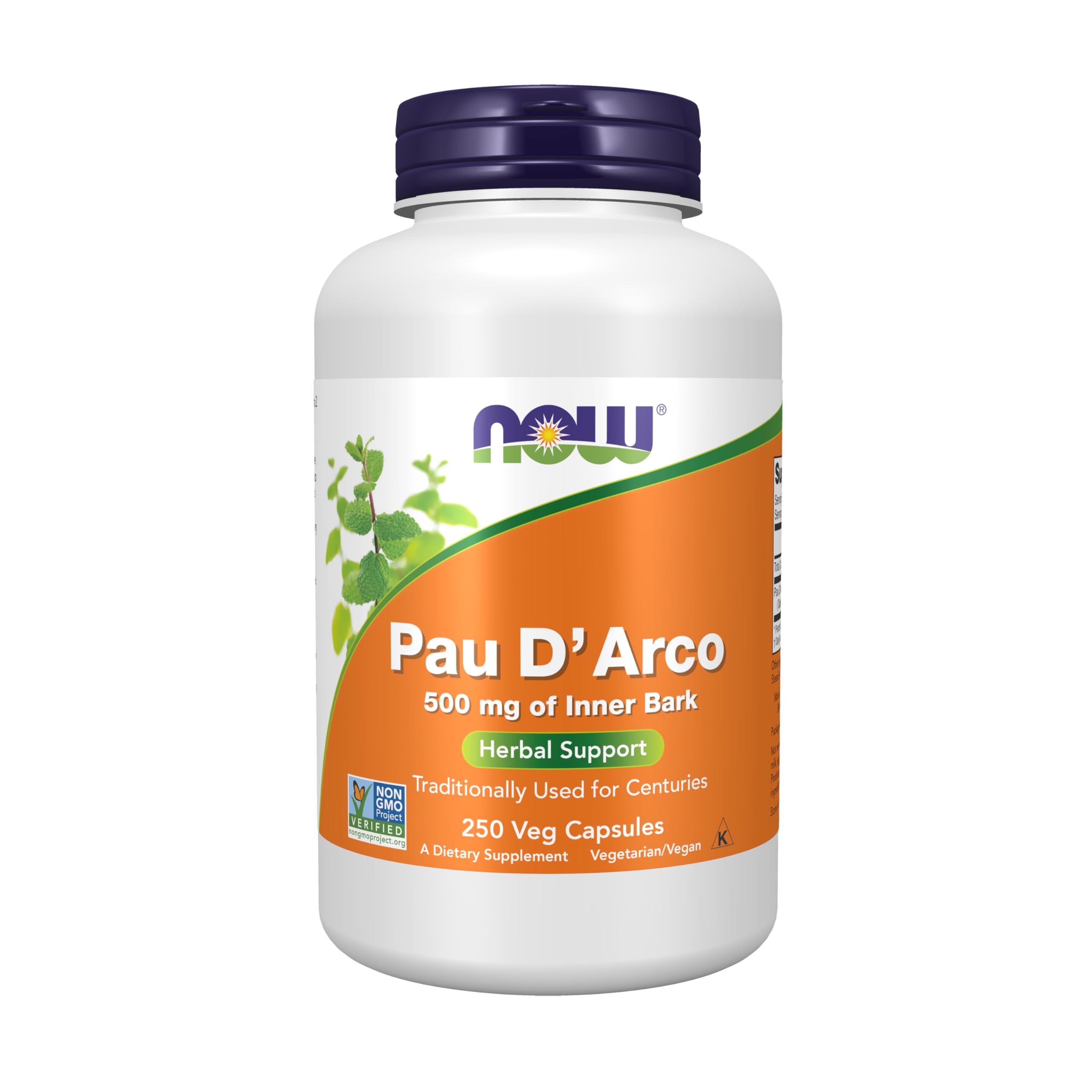 Foto 1 | Suplemento Now Foods Pau D'arco 500 Mg 250 Cápsulas Vegetarianas - Venta Internacional.
