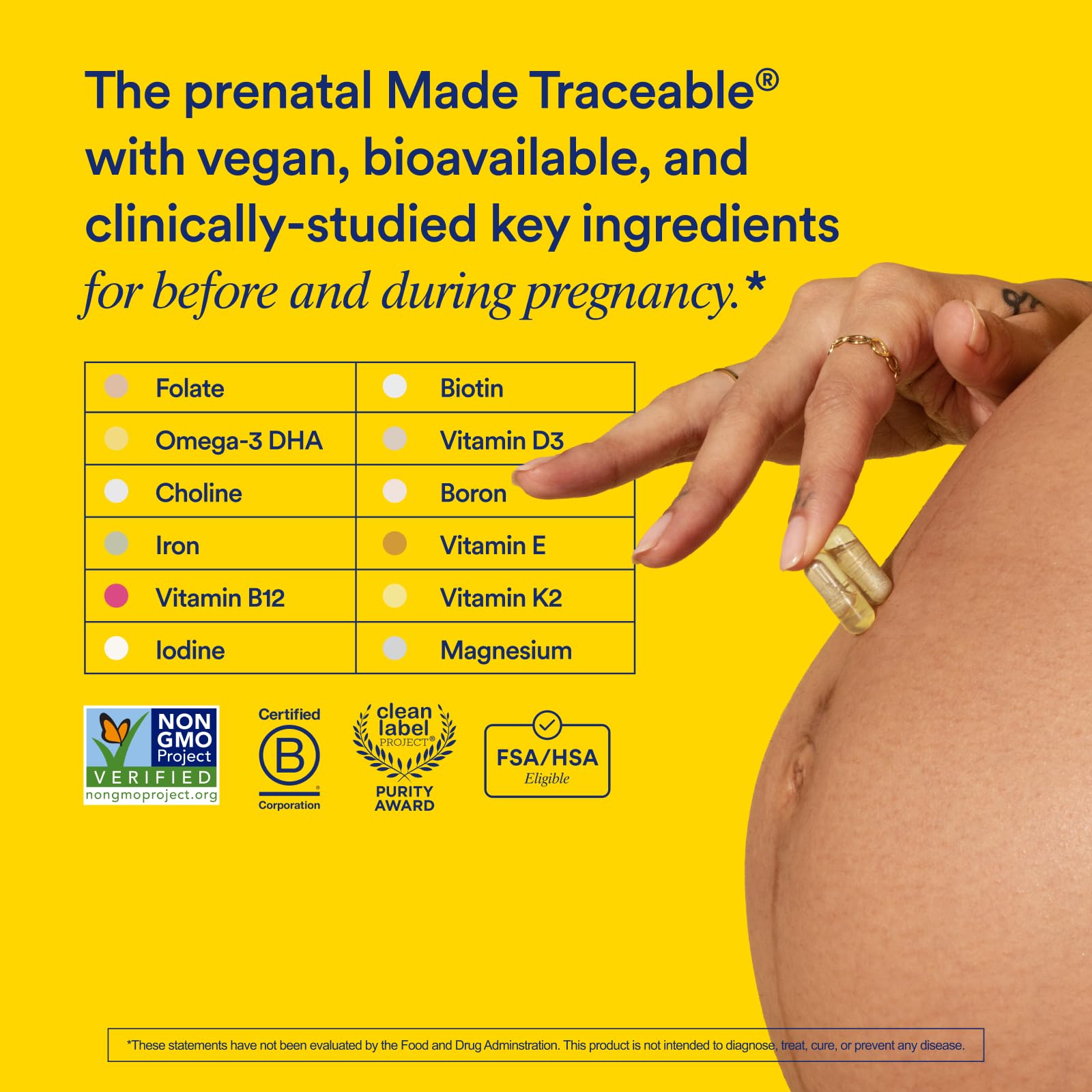 Foto 3 pulgar | Ritual Multivitamínico Prenatal Esencial Para Mujeres Durante 30 Días - Venta Internacional.
