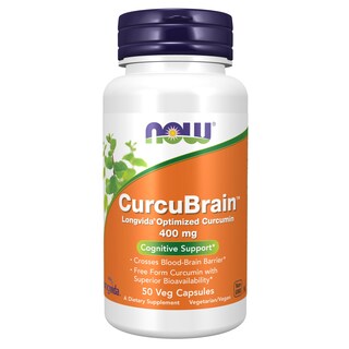 Foto 1 | Curcubrain Now 400 mg con Curcumina Longvida 50 Cápsulas - Venta Internacional