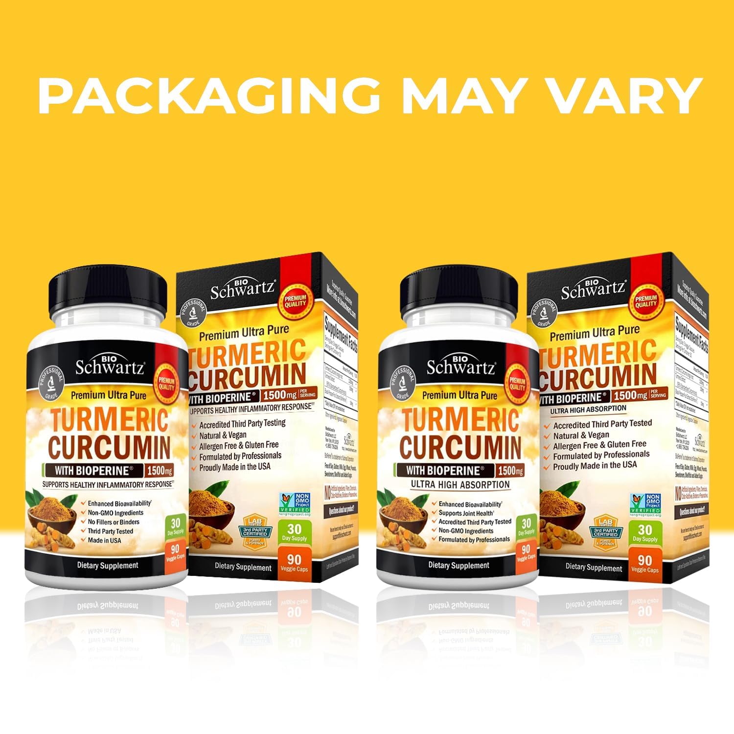 Foto 5 | Suplemento Bioschwartz Curcumina De Cúrcuma 1500 Mg Con Bioperine - Venta Internacional.