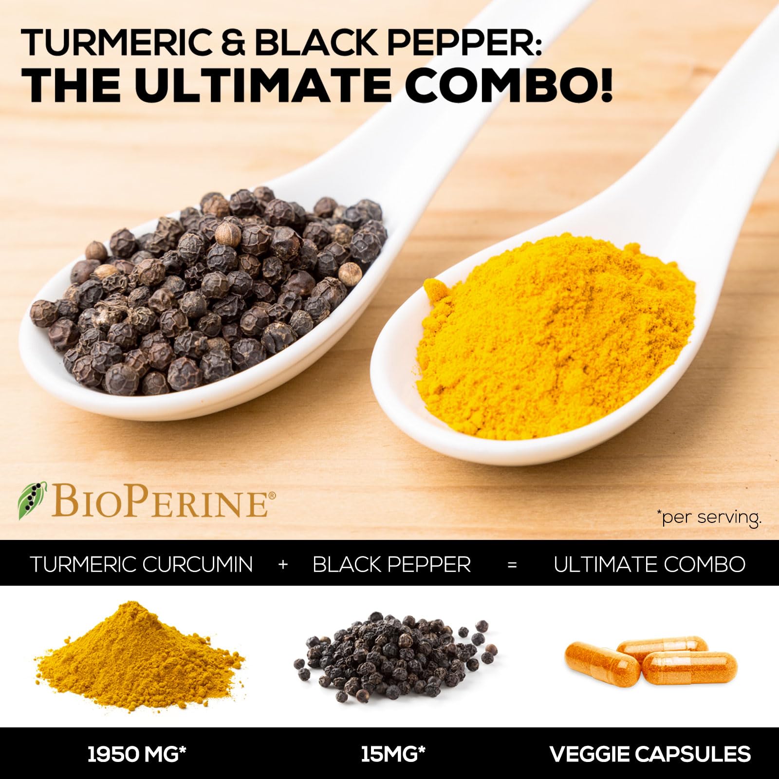 Foto 7 pulgar | Suplemento Nature's Nutrition de Cúrcuma 180 Cápsulas-Venta Internacional
