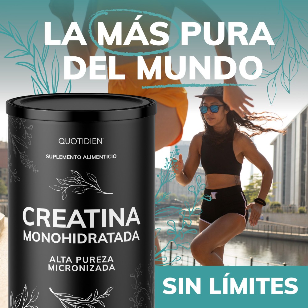 Foto 3 pulgar | Suplemento Alimenticio Quotidien Creatina Monohidratada Micronizada 450g