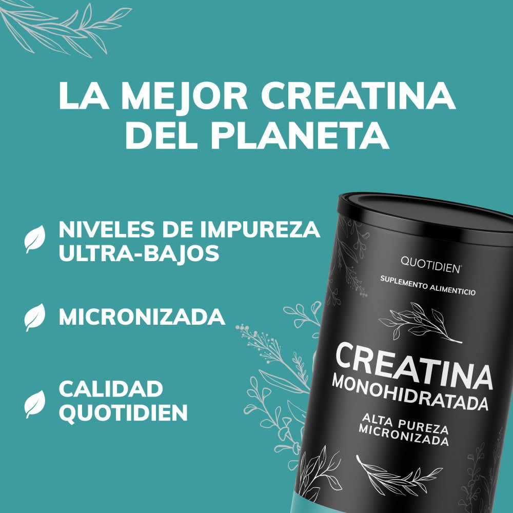 Foto 9 pulgar | Suplemento Alimenticio Quotidien Creatina Monohidratada Micronizada 450g