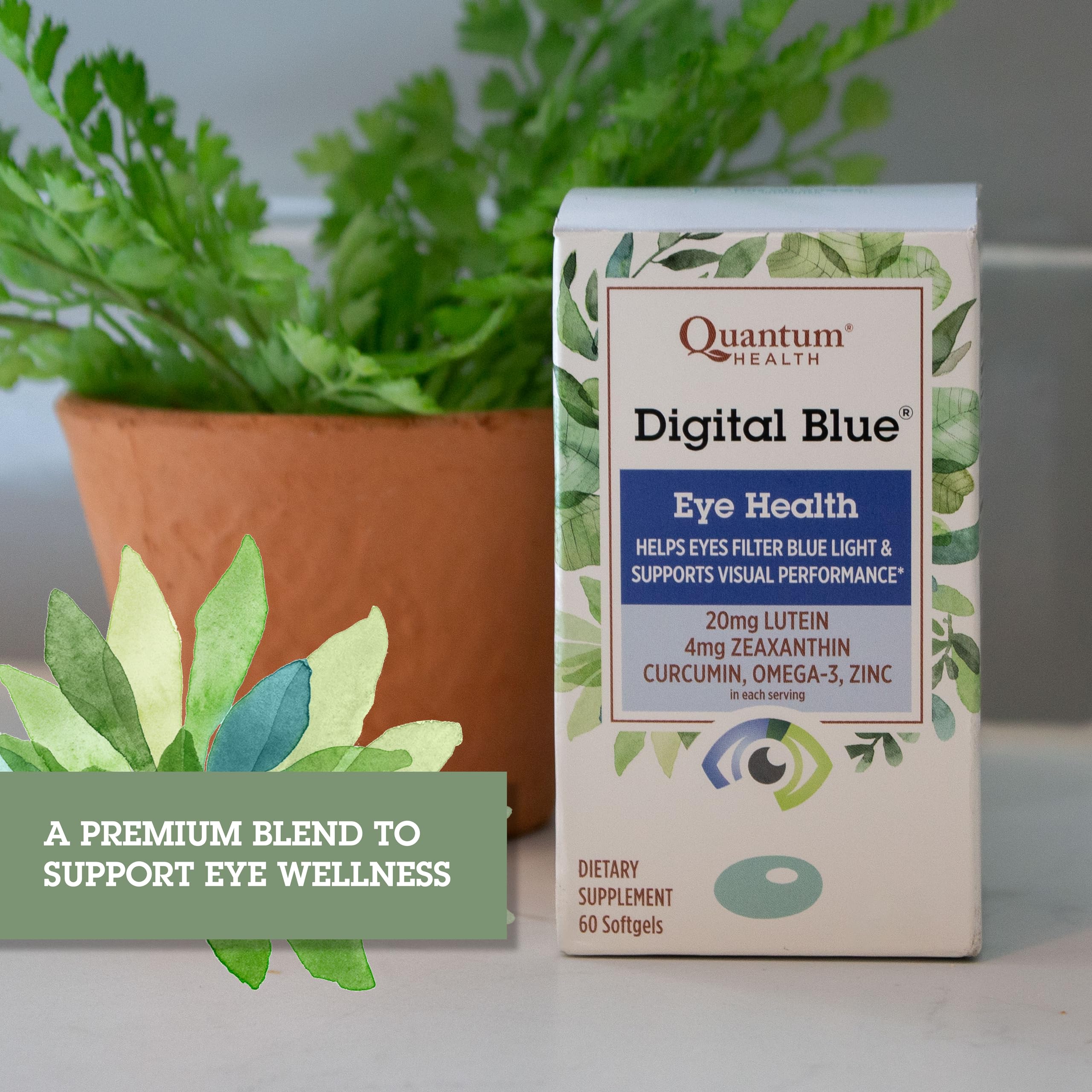 Foto 8 pulgar | Suplementos Quantum Health Digital Blue Eye Health 60 Cápsulas Blandas - Venta Internacional.