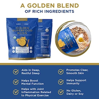 Foto 5 | Suplemento de Cúrcuma en Polvo Earth Echo Golden Superfood Bliss 125 g - Venta Internacional