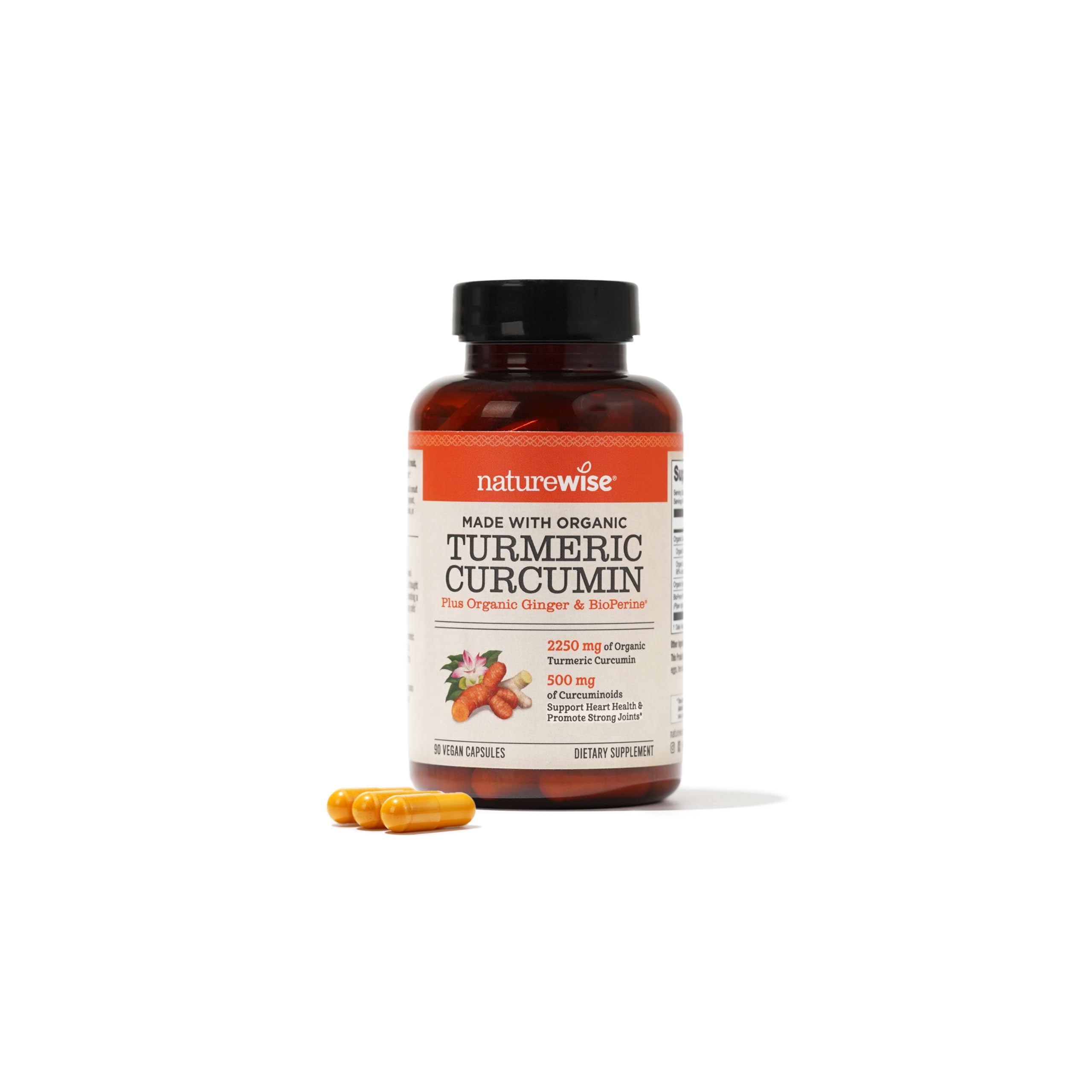 Foto 2 pulgar | Suplemento De Curcumina Y Cúrcuma De Naturewise, 2250 Mg, 95% De Curcuminoides - Venta Internacional.