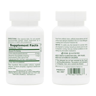 Foto 2 | Suplemento Natures Plus Dhea-10 Con Bioperine 10 Mg 90 Cápsulas - Venta Internacional.