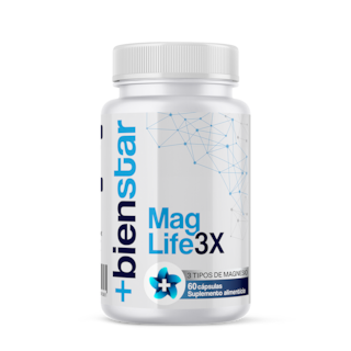 Foto 1 | Mag Life3x +bienstar Magnesio: Citrato, Óxido Y Glicinato - Sueño Y Relajación En 60 Cápsulas