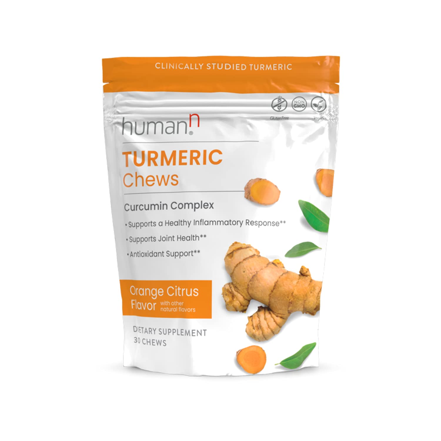 Suplemento Para Masticar Con Cúrcuma Y Curcumina Humann, 30 Unidades - Venta Internacional.