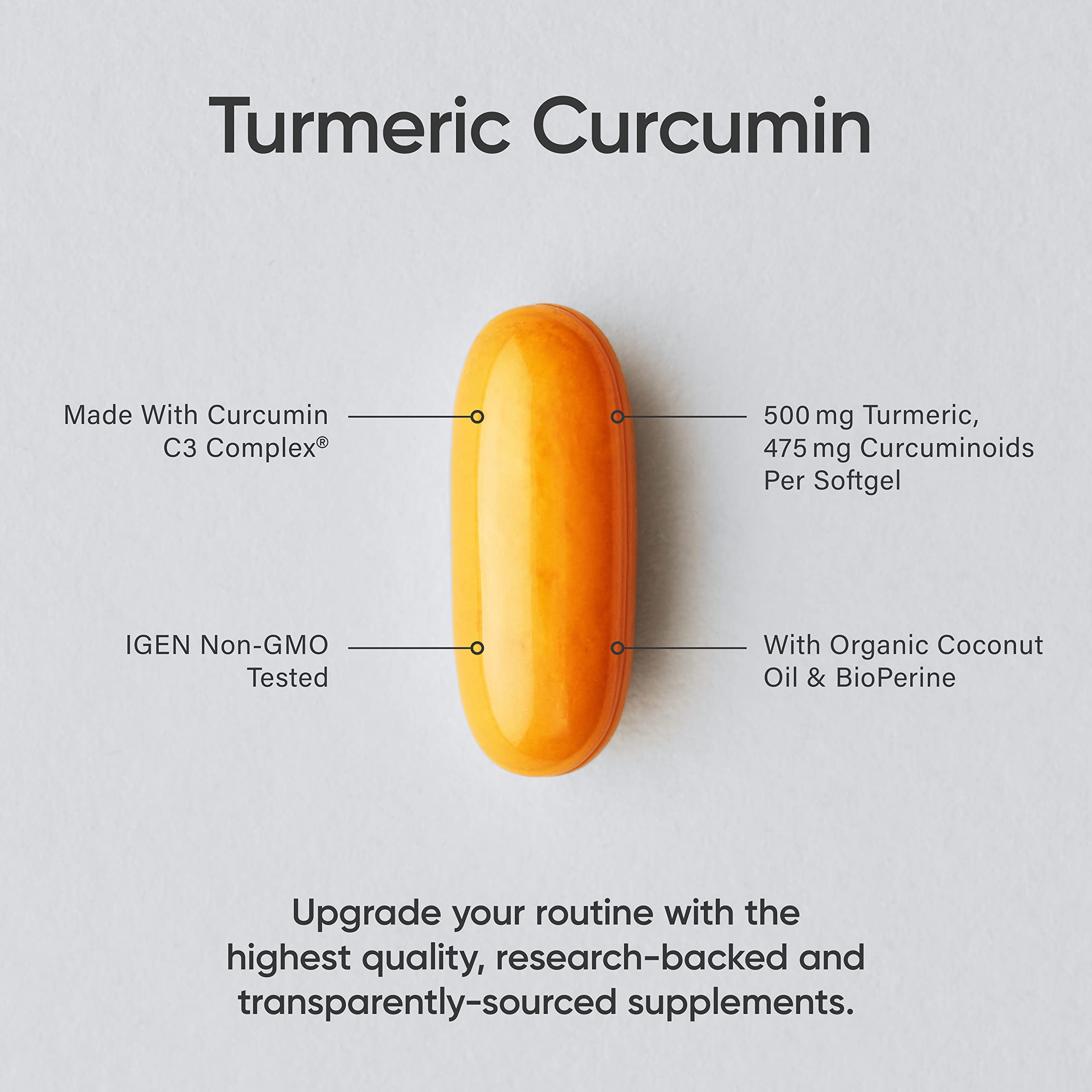Foto 5 | Suplemento Del Complejo De Cúrcuma Y Curcumina C3 De Sports Research, 500 Mg - Venta Internacional.