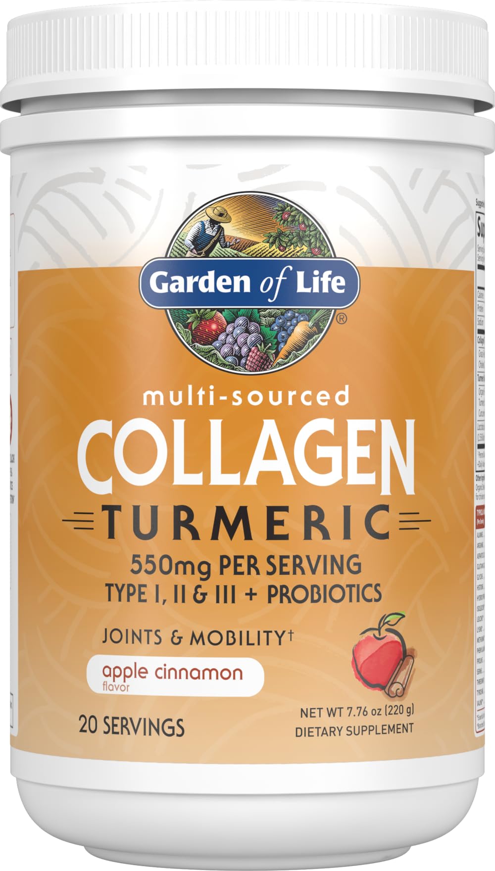 Foto 2 pulgar | Suplementos Garden Of Life: Péptidos De Colágeno En Polvo, 220 Ml - Venta Internacional.