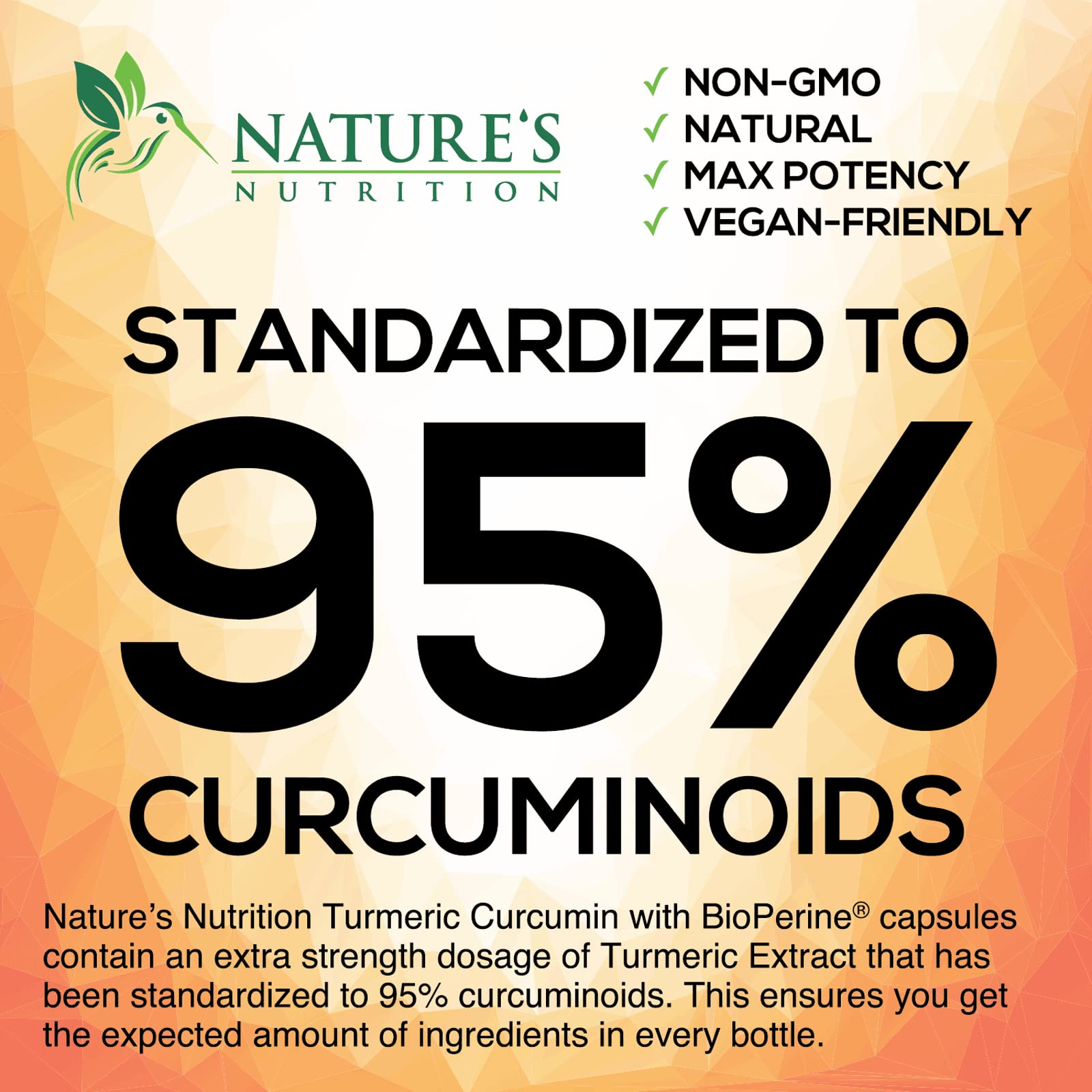 Foto 4 pulgar | Suplemento de Curcumina con Cúrcuma de Nature's Nutrition 240 Cápsulas de 2600 mg - Venta Internacional