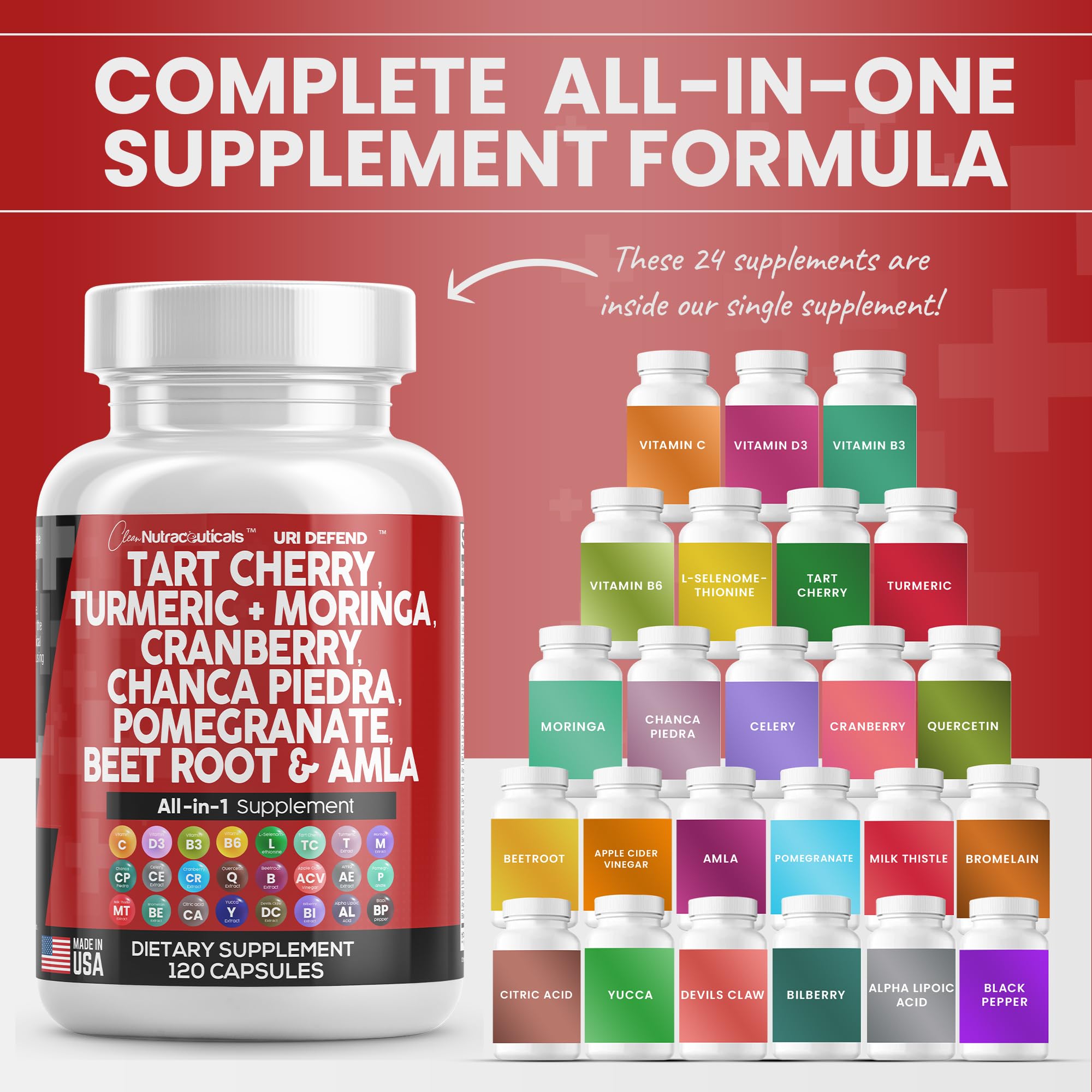 Foto 5 pulgar | Suplemento: Clean Nutraceuticals, Extracto De Cereza Ácida, 2000 Mg - Venta Internacional.