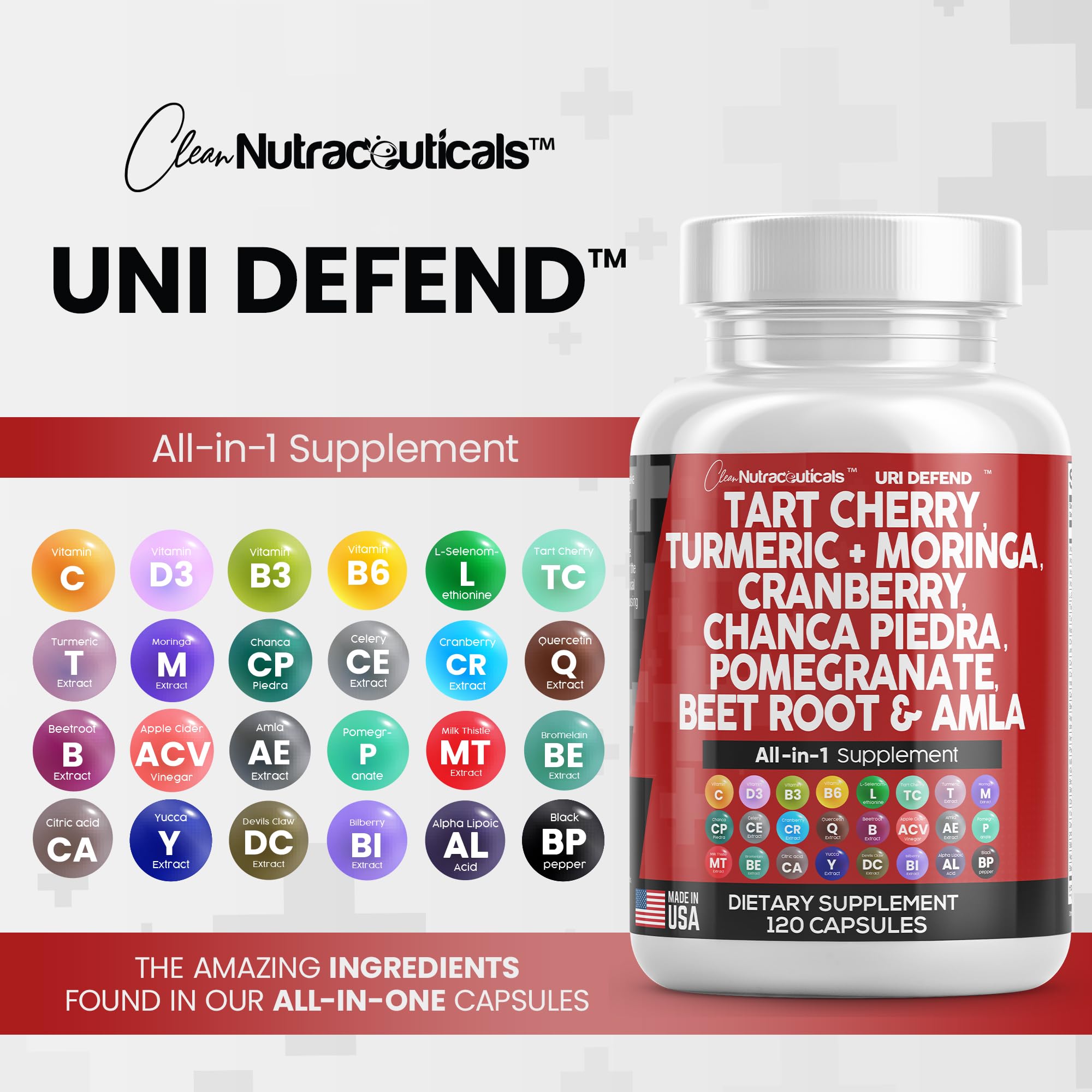 Foto 7 pulgar | Suplemento: Clean Nutraceuticals, Extracto De Cereza Ácida, 2000 Mg - Venta Internacional.
