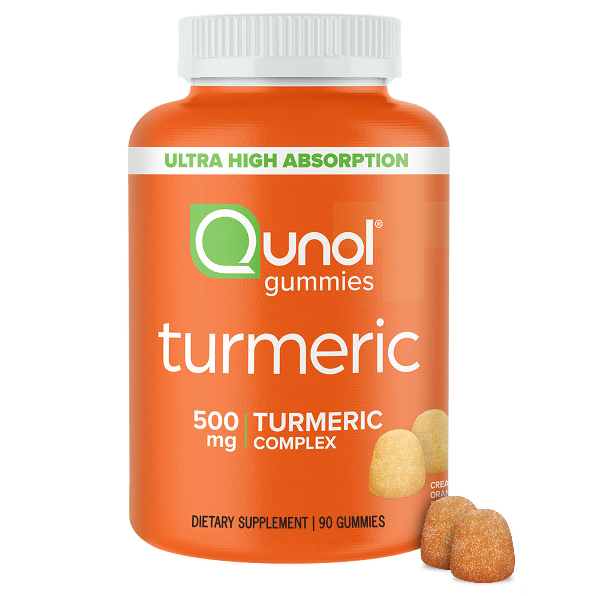 Foto 2 pulgar | Suplemento De Gomitas De Cúrcuma Qunol, 500 Mg De Curcumina, 90 Unidades - Venta Internacional.