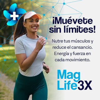Foto 5 | Suplemento Mag Life3x +Bienstar Magnesio Citrato Óxido y Glicinato Sueño y Relajación en 60 Cápsulas 3 Frascos