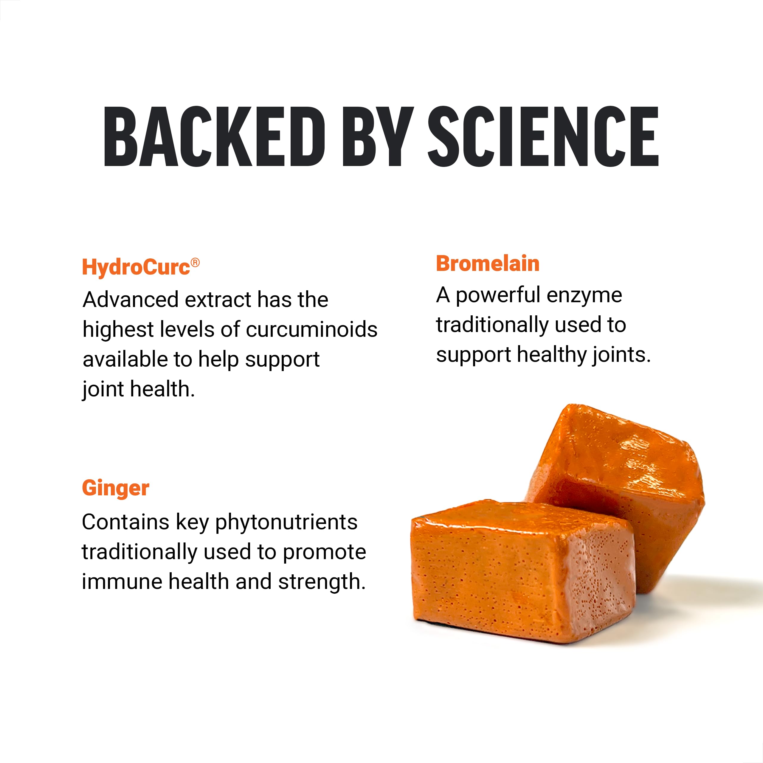 Foto 4 pulgar | Supplement Force Factor Better Turmeric Joint Support 60 Comprimidos Masticables - Venta Internacional.