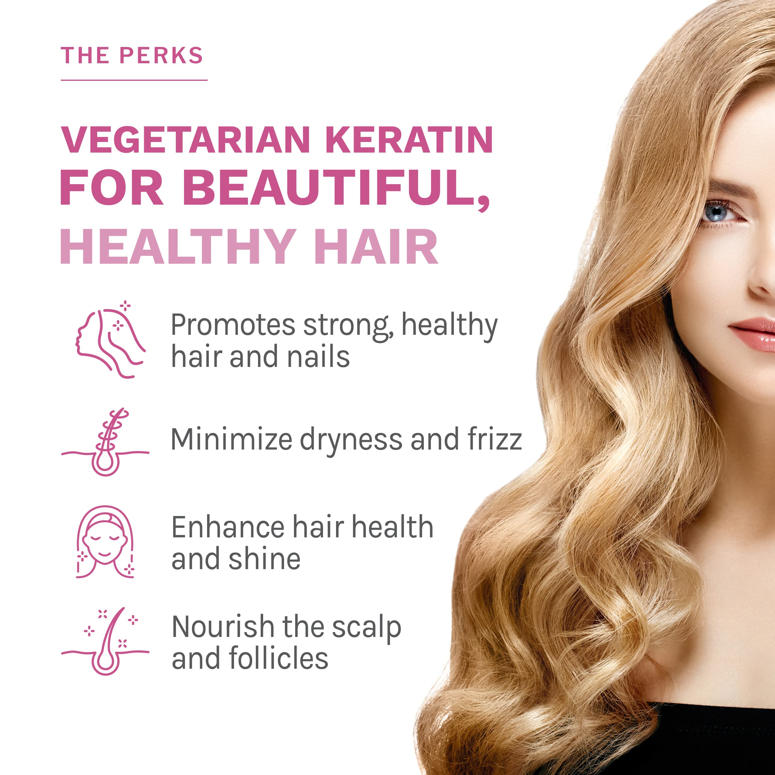 Foto 4 pulgar | Suplemento Reserveage Ultra Collagen Booster & Keratin Hair - Venta Internacional.