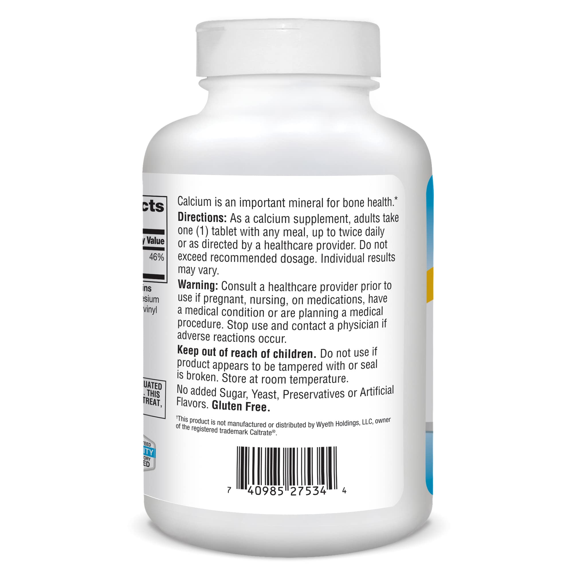 Foto 6 pulgar | Suplemento De Calcio 21st Century, Tableta De 600 Mg, 400 Unidades - Venta Internacional.