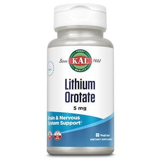Foto 1 | Suplemento De Orotato De Litio Kal, 5 Mg, 60 Cápsulas Vegetales - Venta Internacional.
