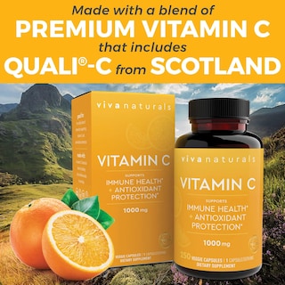 Foto 2 | Suplementos Viva Naturals de Vitamina C 1000 mg 250 Cápsulas - Venta Internacional