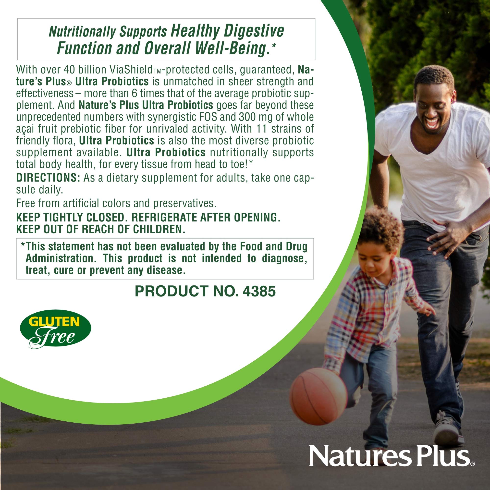 Foto 6 pulgar | Suplemento Natures Plus Ultra Probiotics 60 Cápsulas - Venta Internacional.