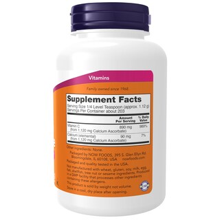 Foto 2 | Suplemento Now Antioxidante De Ascorbato De Calcio En Polvo, 240 Ml - Venta Internacional.