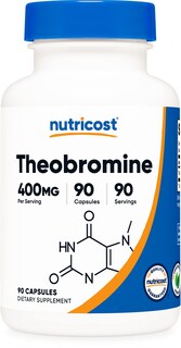 Foto 1 | Suplemento Nutricost De Teobromina 400 Mg 90 Cápsulas Vegetarianas - Venta Internacional.