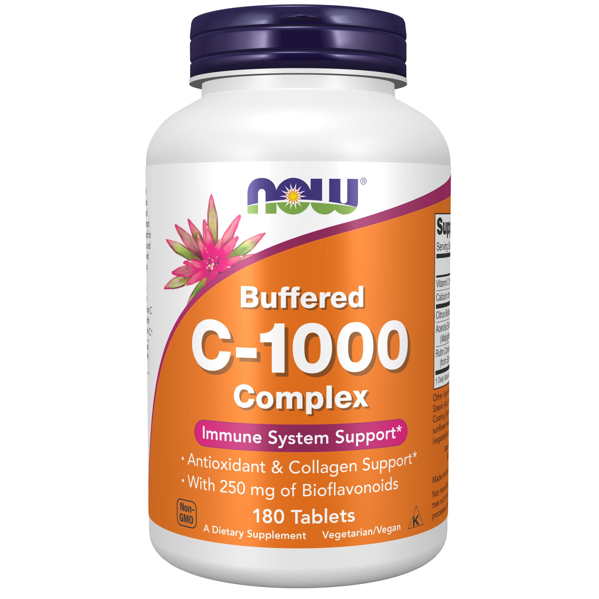 Foto 2 pulgar | Complemento De Vitamina C-1000 De Supplements Now, 180 Comprimidos - Venta Internacional.