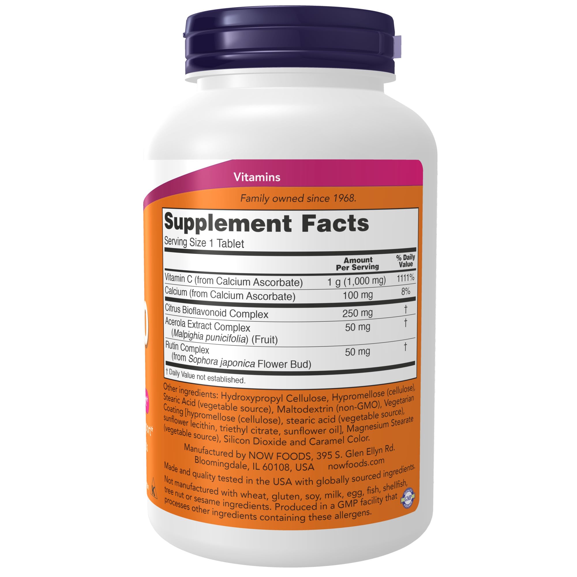 Foto 2 | Complemento De Vitamina C-1000 De Supplements Now, 180 Comprimidos - Venta Internacional.