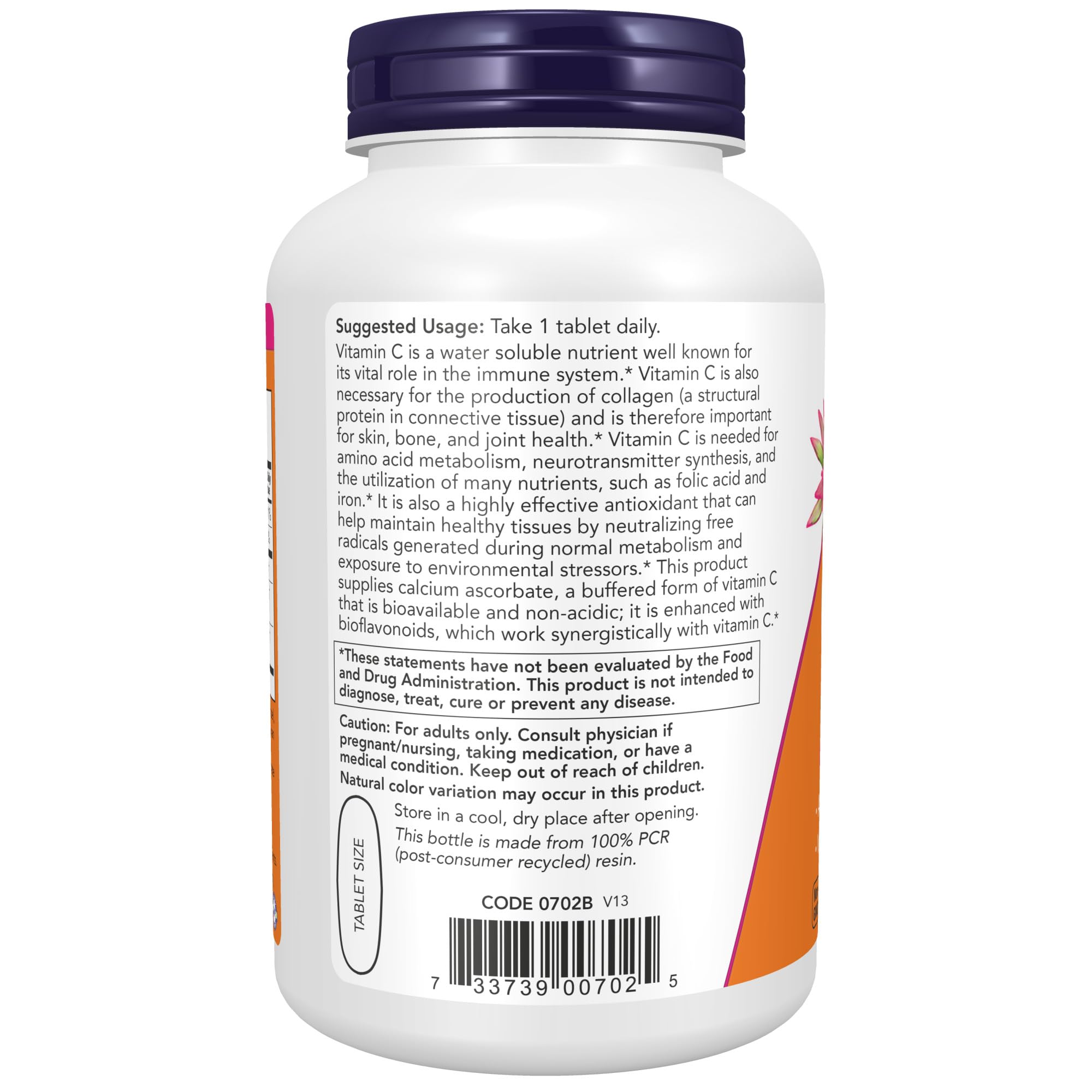 Foto 4 pulgar | Complemento De Vitamina C-1000 De Supplements Now, 180 Comprimidos - Venta Internacional.