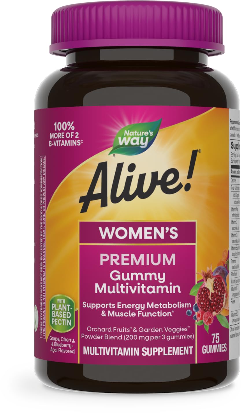 ¡multivitamínico Nature's Way Alive! Gummy 75 Premium Para Mujer - Venta Internacional.